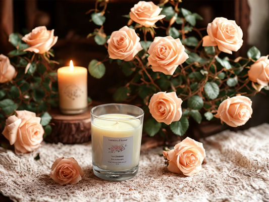 Bougie Rose de Bretagne